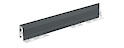 Боковина ящика Hettich ArciTech h=78 L=500 левая антрацит