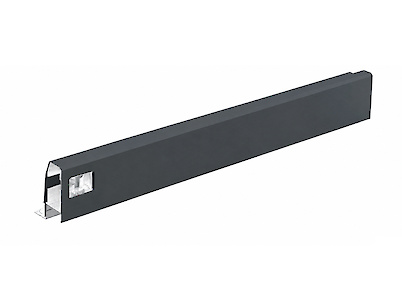 Боковина шухляди Hettich ArciTech h=78 L=500 права антрацит