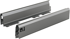 Боковина ящика Hettich ArciTech h=94 L=500 правая антрацит