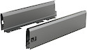 Боковина ящика Hettich ArciTech h=126 L=500 правая антрацит