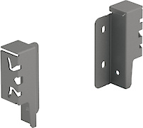 Крепление задней стенки Hettich для ящика ArciTech h=94 правое антрацит