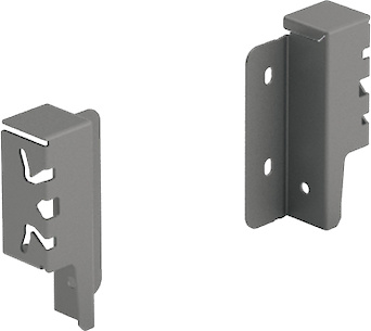 Кріплення задньої стінки Hettich для шухляди ArciTech h=94 праве антрацит