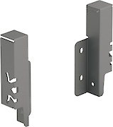 Крепление задней стенки Hettich для ящика ArciTech h=126 левое антрацит