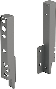 Кріплення задньої стінки Hettich для шухляди ArciTech h=186 праве антрацит
