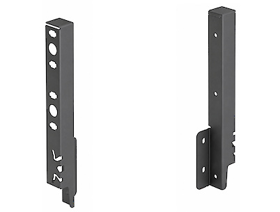 Кріплення задньої стінки Hettich для шухляди ArciTech h=218 праве антрацит