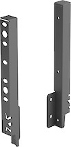 Крепление задней стенки Hettich для ящика ArciTech h=250 правое антрацит
