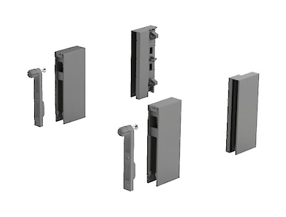 Адаптер DesignSide Hettich для шухляд ArciTech h=92 мм антрацит