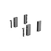 Адаптер DesignSide Hettich для ящиков ArciTech h=92 мм антрацит