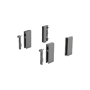 Адаптер DesignSide Hettich для шухляд ArciTech h=92 мм антрацит