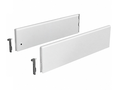 Комплект надставок на боковину шухляди Hettich TopSide ArciTech h=124 L=500 білий