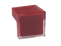 Мебельная ручка Poliplast РП-39/32 акриловая красная