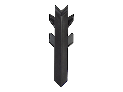 Р угол внешн 90° WAP112 черный