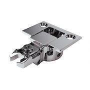 Меблева завіса Italiana Ferramenta Kimana для відкидних фасадів,нікель (основна частина)