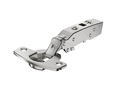 Петля Hettich Sensys 8646i для фасадов 10-19 мм накладная с доводчиком, угол открывания 110 градусов никель (9094270)