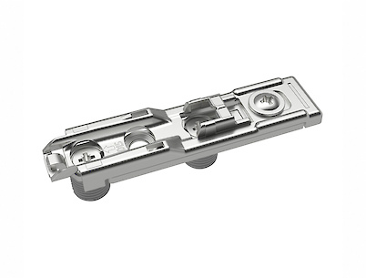 Линейная монтажная планка Hettich 8099 для Sensys под запрессовку h=1.5 мм с эксцентриком никель