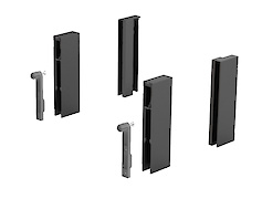 Адаптер DesignSide Hettich для шухляд ArciTech h=124 мм антрацит