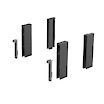 Адаптер DesignSide Hettich для ящиков ArciTech h=124 мм антрацит