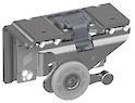 Ходовой элемент TopLine L Hettich для передней двери левый ЕВ 31 мм (9119265) (верхний ролик)