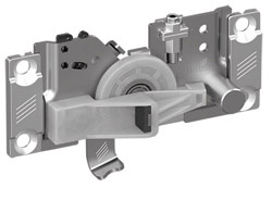 Ходовий елемент TopLine L Hettich для задніх дверей з довгою цапфою лівий (9119244) (верхній ролик)