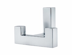 Меблевий гачок WL 01 G6 подвійний, хром матовий