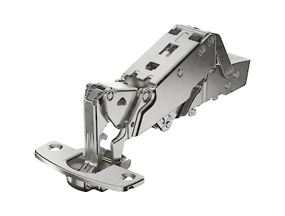 Петля Hettich Sensys 8657i накладная с доводчиком, угол открывания 165 градусов никель (9099540)