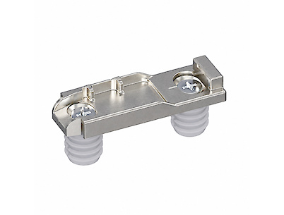 Линейная монтажная планка Hettich 8099 для Sensys под запрессовку h=0.5 мм никель (9088242)