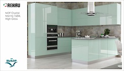 MDF-панель Rehau 19мм Rauvisio Crystal Menta 1684L 19.0 HG