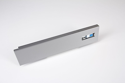 Боковина шухляди Hettich InnoTech Atira h=70 мм L=350мм ліва срібляста