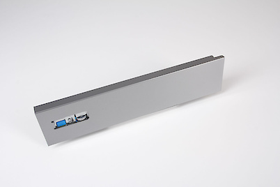 Боковина шухляди Hettich InnoTech Atira h=70 мм L=350мм права срібляста