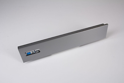 Боковина шухляди Hettich InnoTech Atira h=70 мм L=420мм права срібляста