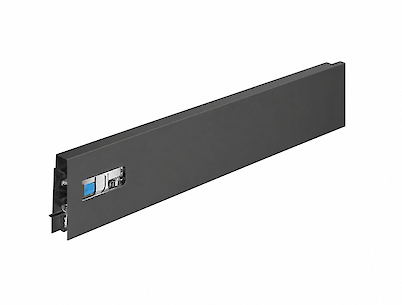 Боковина ящика Hettich InnoTech Atira h=70 мм L=470мм правая антрацит