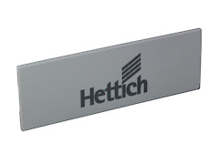 Заглушка для боковины ящика с логотипом Hettich InnoTech Atira серая