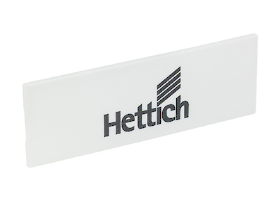 Заглушка для боковины ящика с логотипом Hettich InnoTech Atira белая