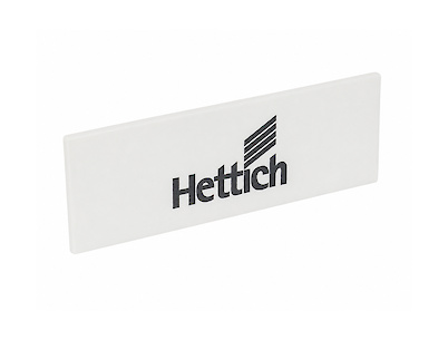 Заглушка для боковины ящика с логотипом Hettich InnoTech Atira белая