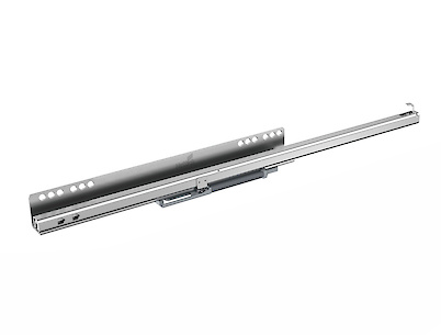 Направляющая Hettich InnoTech Atira(Quadro 25) EB=10.5 L=420 частичного выдвижения с доводчиком SS левая