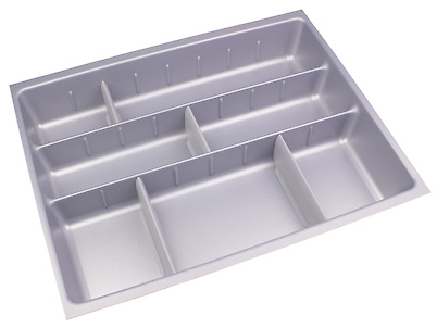 Лоток для столових приладів Hettich OrgaTray 590 470x450 до шухляд InnoTech Atira сріблястий (9194888)