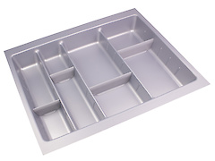 Лоток для столових приладів Hettich OrgaTray 590 470x600 до шухляд InnoTech Atira сріблястий