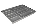 Лоток для столовых приборов Hettich OrgaTray 490 к ящикам InnoTech Atira 470х450 серебристый (9207241)