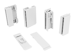 Адаптер до надставці на боковину TopSide до шухляд Hettich InnoTech Atira h=144 білий