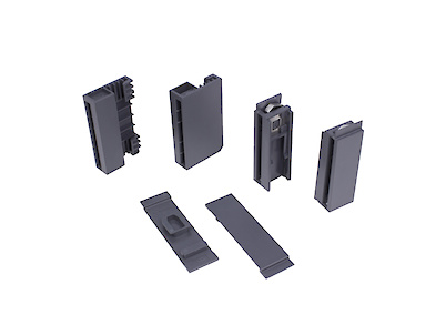 Адаптер до надставці на боковину TopSide до шухляд Hettich InnoTech Atira h=144 антрацит