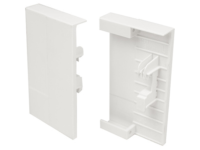 Кутовий комплект з'єднувачів передньої панелі внутрішньої шухляди InnoTech Atira, h=70, білий (9196348)