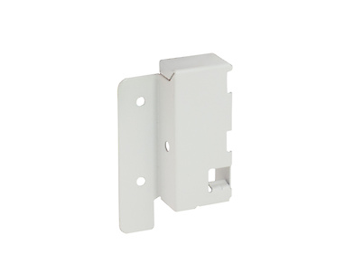 Кріплення (з'єднувач) задньої стінки шухлядиHettich InnoTech Atira h=70 мм біле ліве