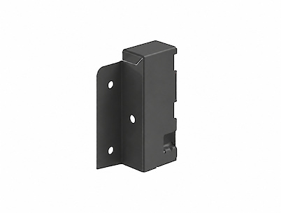Крепление (соединитель) задней стенки ящика Hettich InnoTech Atira h=70 мм антрацит левое