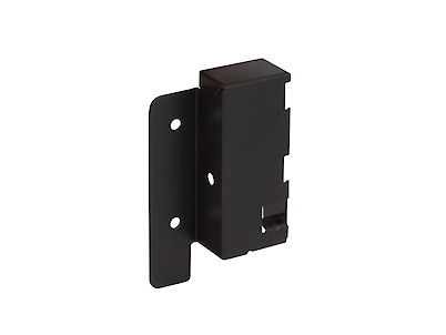 Кріплення (з'єднувач) задньої стінки шухлядиHettich InnoTech Atira h=70 мм антрацит ліве