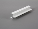 Торцевий алюмінієвий профіль-ручка Н1 білий під плиту 18мм