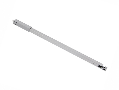 Дополнительный продольный релинг (W) к ящикам Hettich InnoTech Atira  L=470 серебристый левый