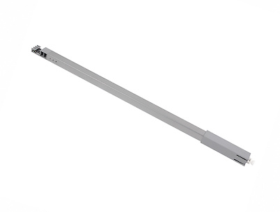 Дополнительный продольный релинг (W) к ящикам Hettich InnoTech Atira  L=470 серебристый правый