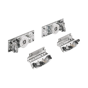 Комплект фурнитуры Top Line XL Hettich для задней левой двери для шкафа с 2 дверьми (нижние ролики)