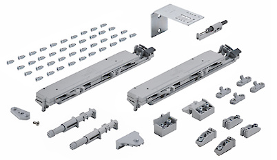 Комплект демпферов Silent System Standart для Top Line XL Hettich для шкафа с 2 дверьми (доводчики)