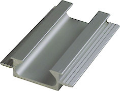 Врезной торцевой алюминиевый профиль ручка UKW 6 Zobal